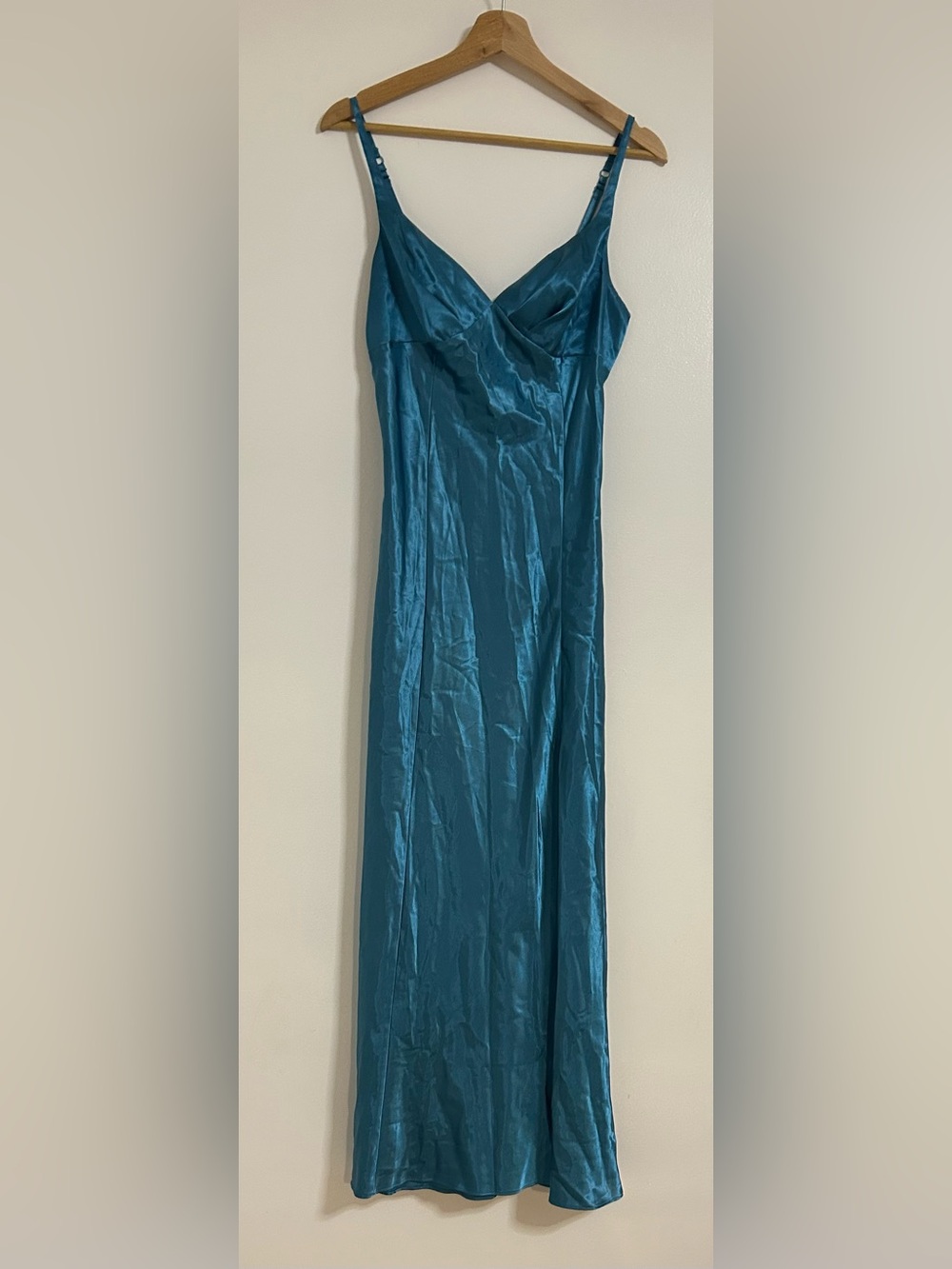 Fredrick’s of Hollywood Teal Slip Dress